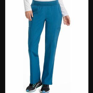 Med Couture Energy Women's Yoga Comfort Cargo Paige Pant Teal Blue Women's Med